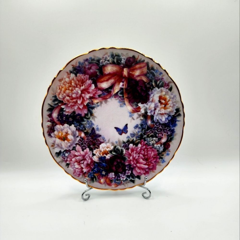 NOT FOR SALE Collectible Lena Liu Porcelain Wall Plate, Lena Liu Limited Edition